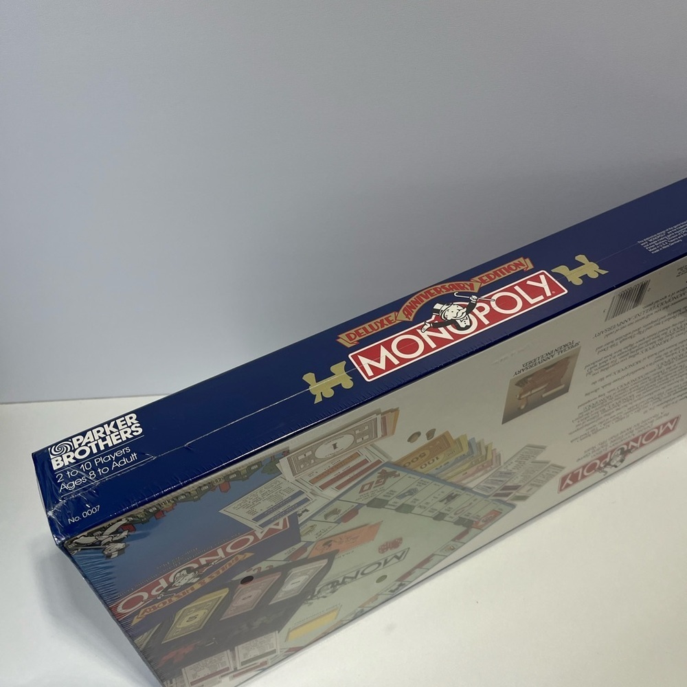 Monopoly Deluxe Anniversary Edition Board Game - Blue - Picture 3 of 11